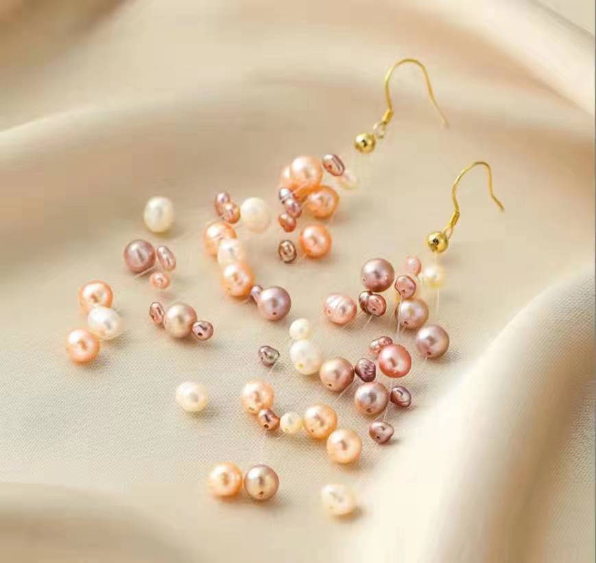 Genuine Freshwater Pearl Meteor Dream Earrings