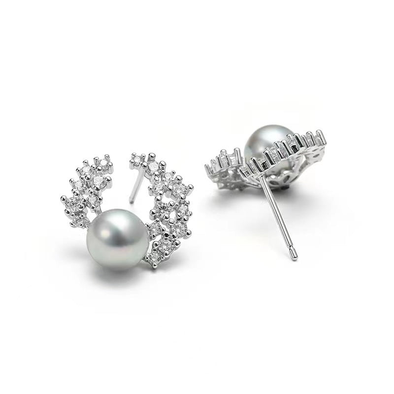 Genuine Akoya Pearl Enid Earrings