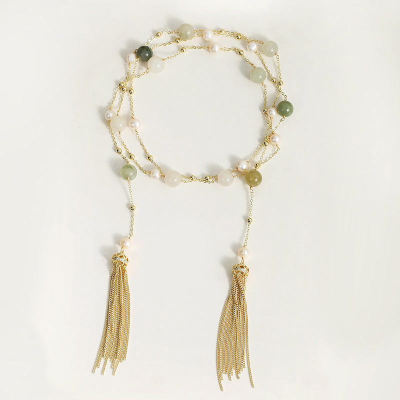 Genuine Freshwater Pearl Happy Summer Necklace