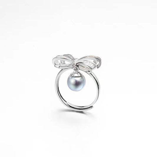Genuine Akoya Pearl Isabel Ring