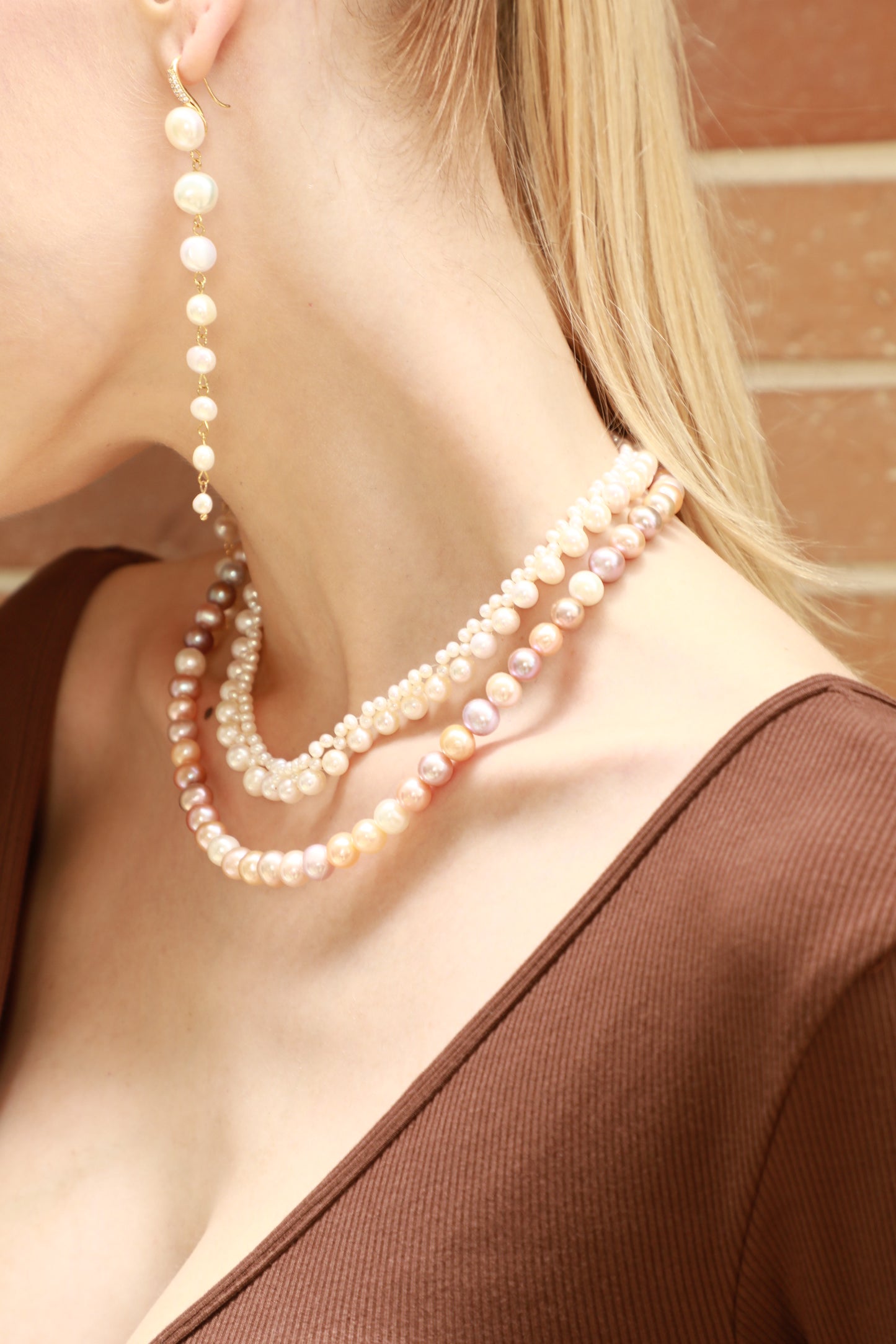 Genuine Freshwater Pearl Goddess of Radiance Necklace