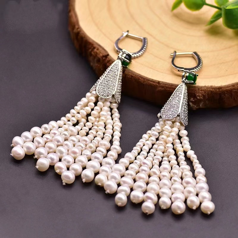 Genuine Freshwater Baroque Pearl / Genuine Freshwater Pearl Legacy Classic Earrings