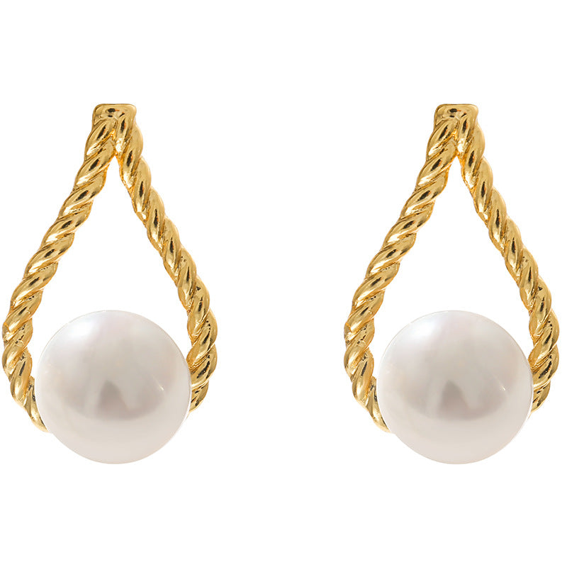 Genuine Freshwater Pearl Fate Rope Earrings