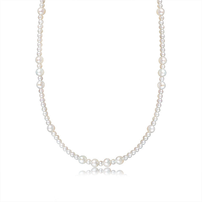 Solid 18K Gold Genuine Freshwater Holy Dew Necklace