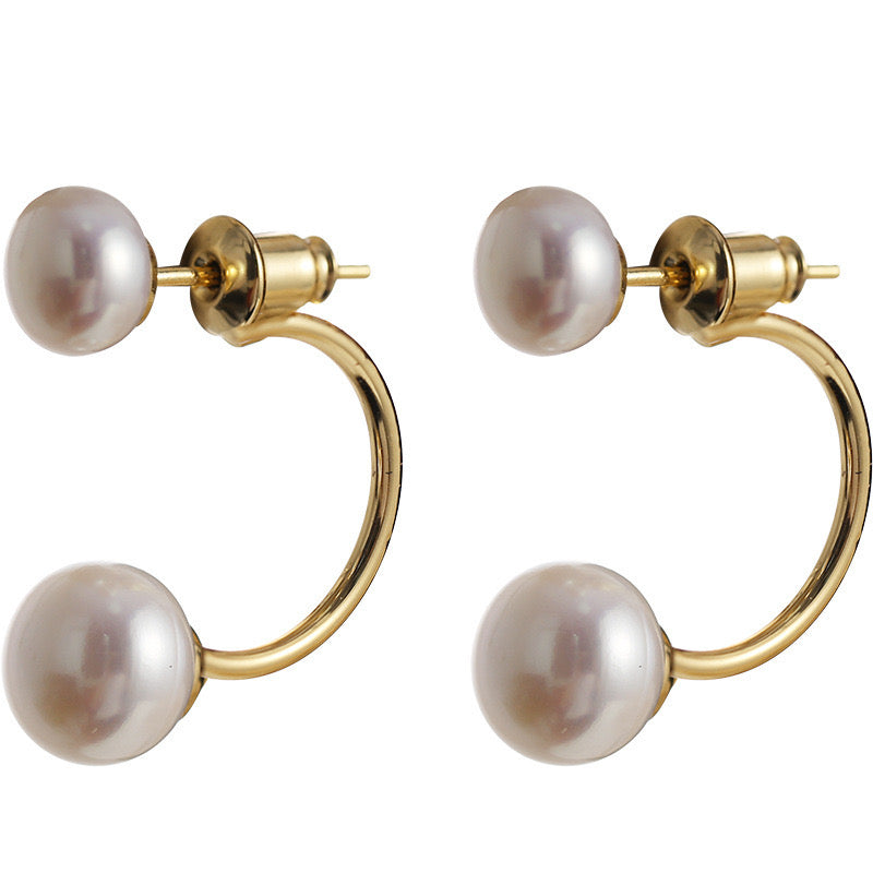 Genuine Freshwater Pearl Happy Dots Earrings