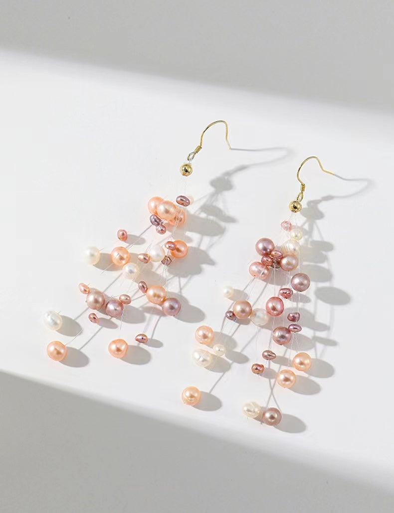 Genuine Freshwater Pearl Meteor Dream Earrings
