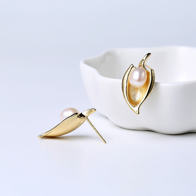 Genuine Freshwater Pearl Mermaid Earrings