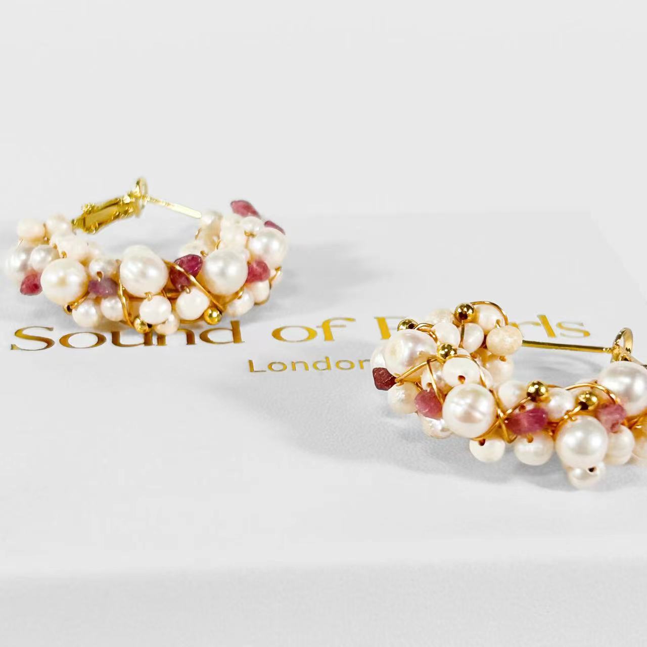Genuine Freshwater Pearl Mysterious Fruit Earrings