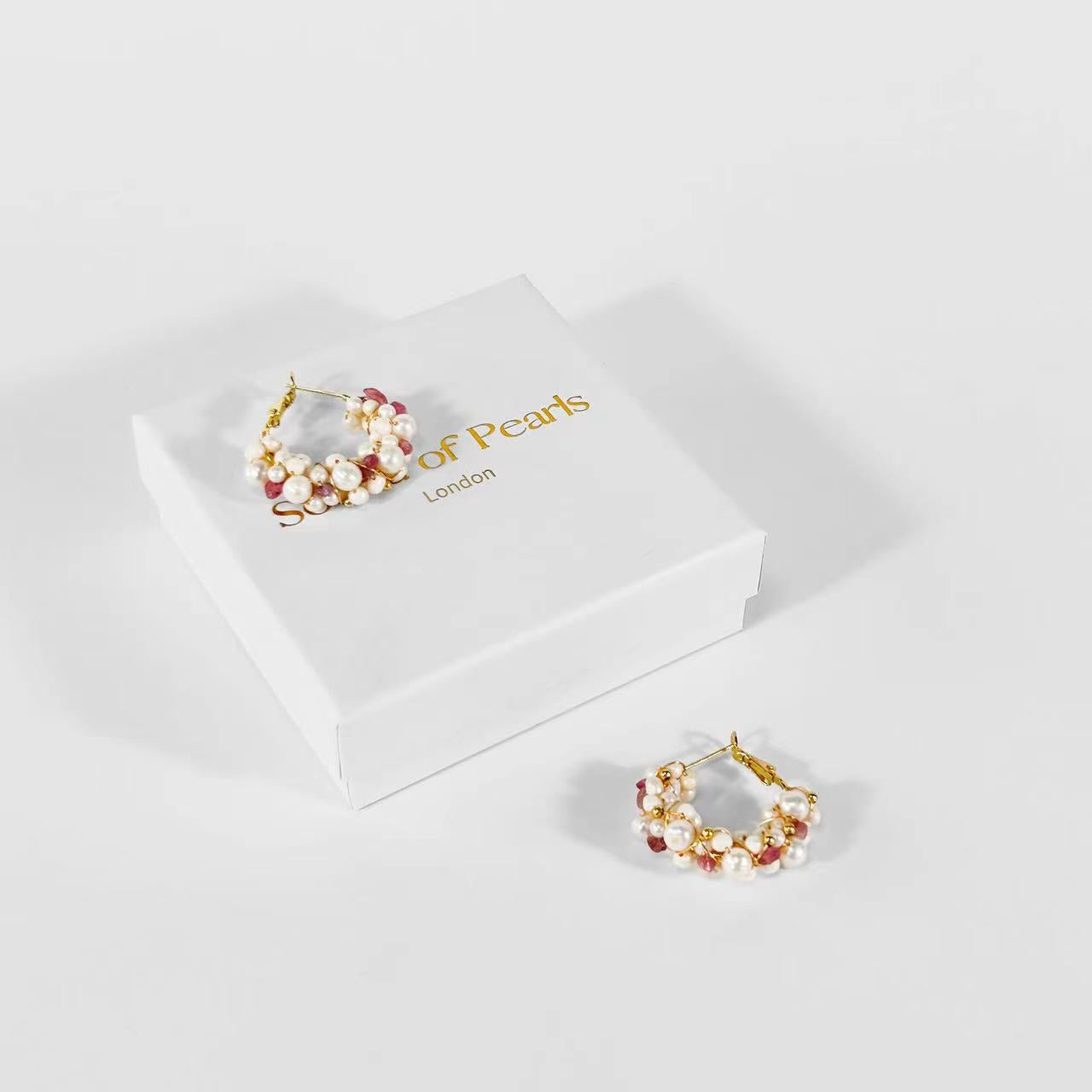 Genuine Freshwater Pearl Mysterious Fruit Earrings