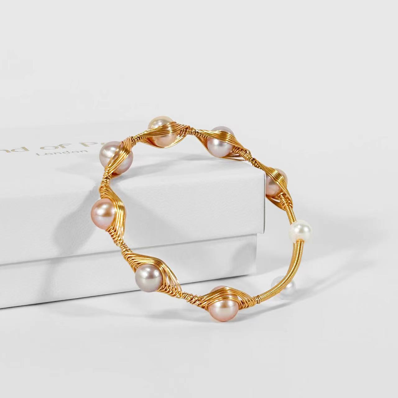 Genuine Freshwater Baroque Pearl Nest Bracelet (Limited Edition)