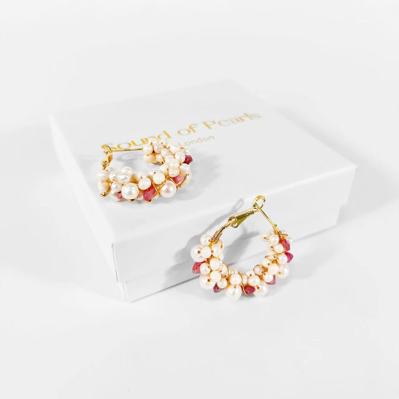 Genuine Freshwater Pearl Mysterious Fruit Earrings