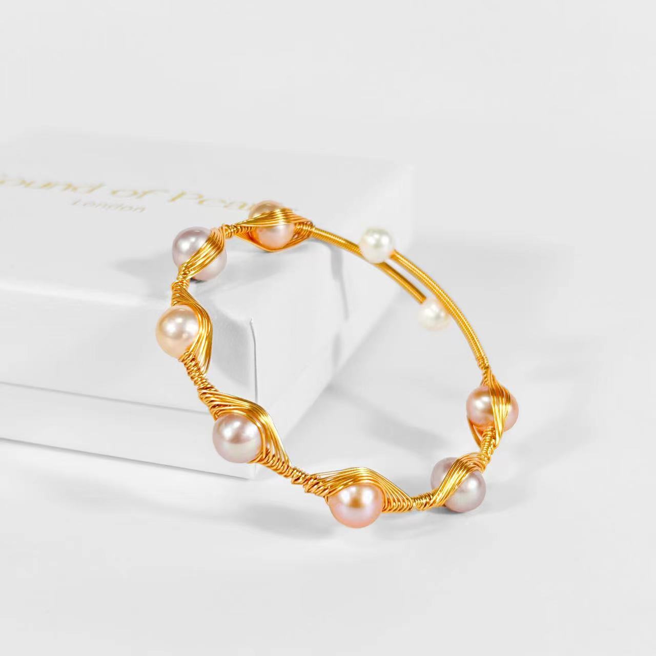 Genuine Freshwater Baroque Pearl Nest Bracelet (Limited Edition)