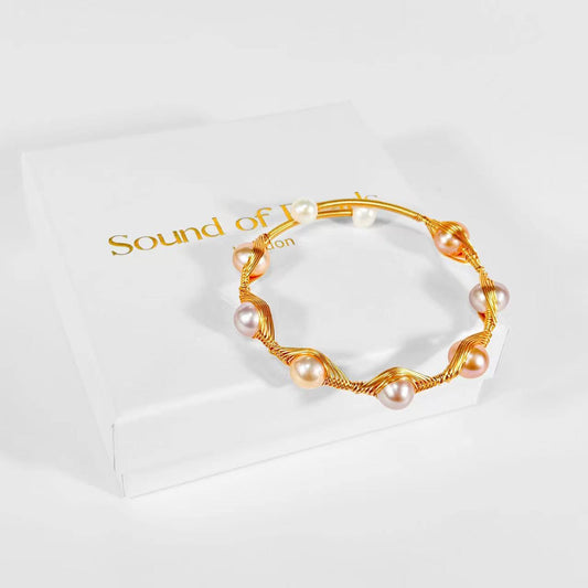Genuine Freshwater Baroque Pearl Nest Bracelet (Limited Edition)