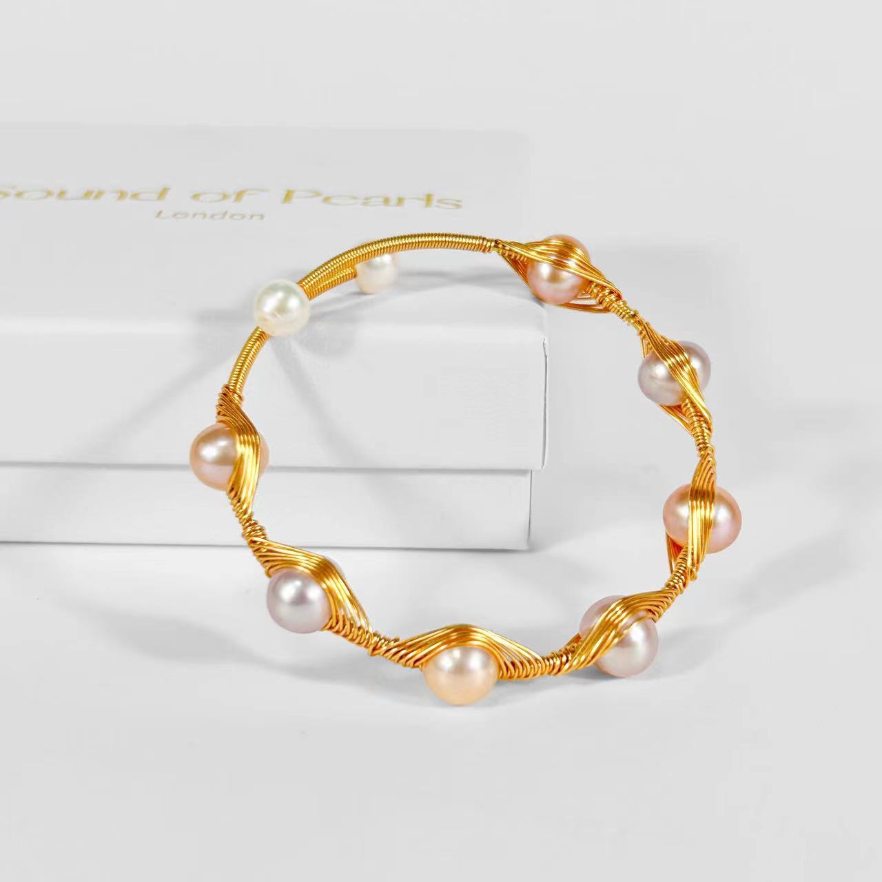 Genuine Freshwater Baroque Pearl Nest Bracelet (Limited Edition)