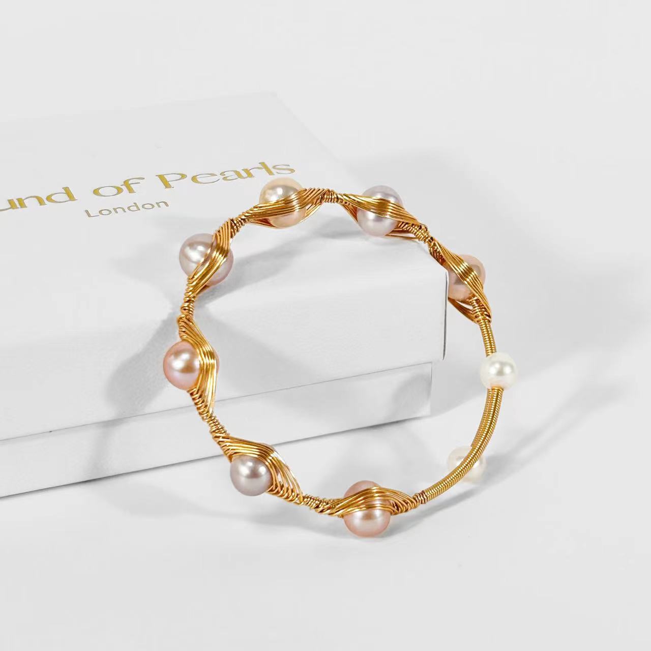Genuine Freshwater Baroque Pearl Nest Bracelet (Limited Edition)
