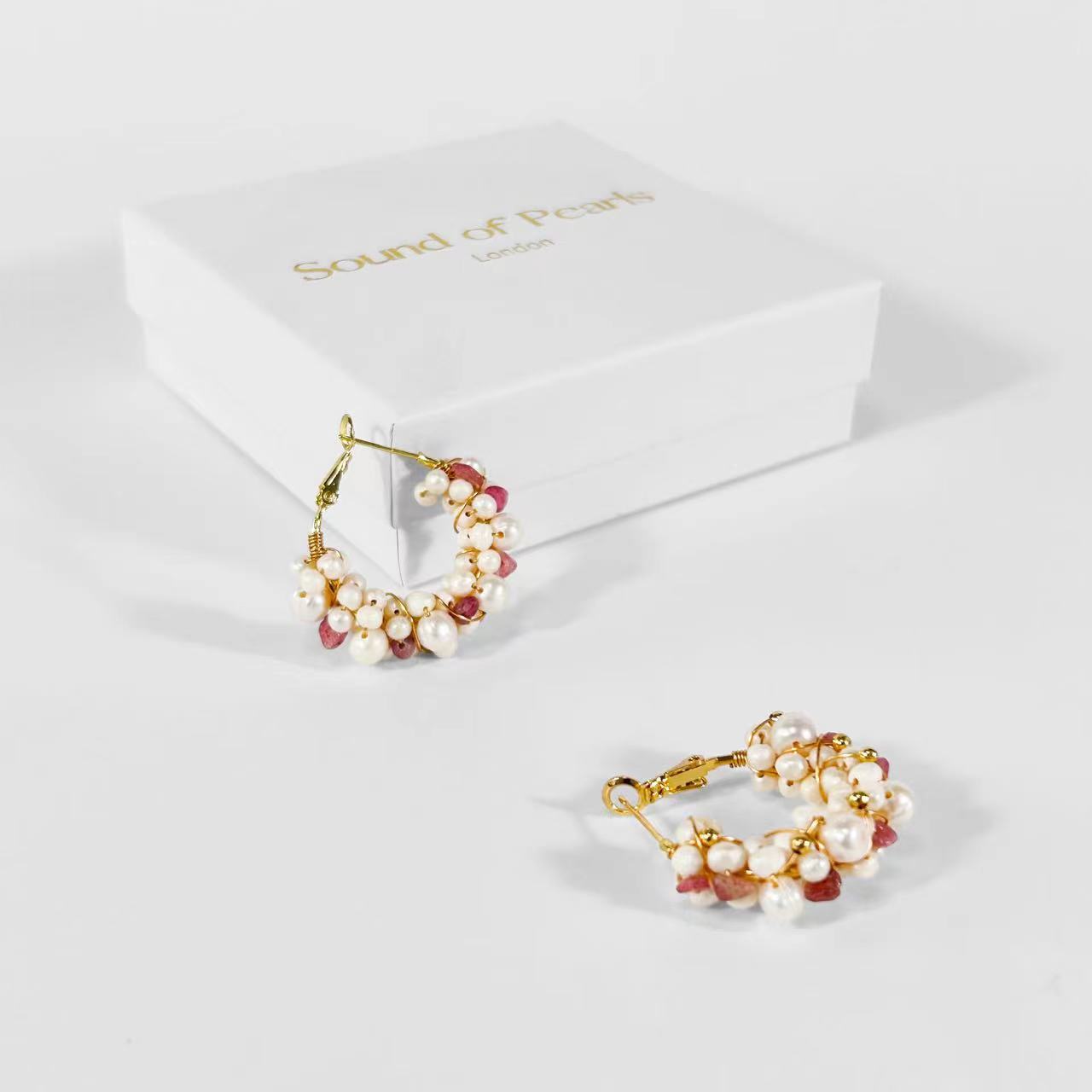 Genuine Freshwater Pearl Mysterious Fruit Earrings