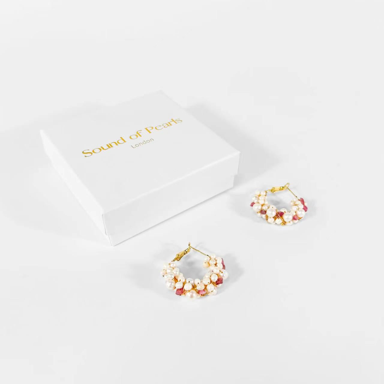 Genuine Freshwater Pearl Mysterious Fruit Earrings