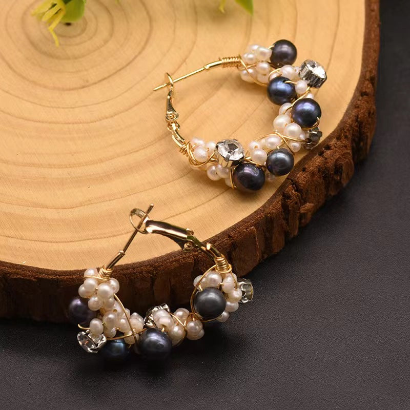 Genuine Freshwater Pearl Mysterious Fruit Earrings