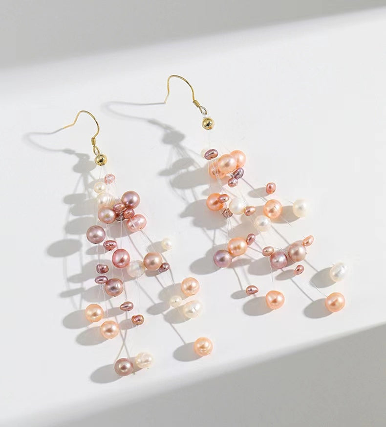 Genuine Freshwater Pearl Meteor Dream Earrings