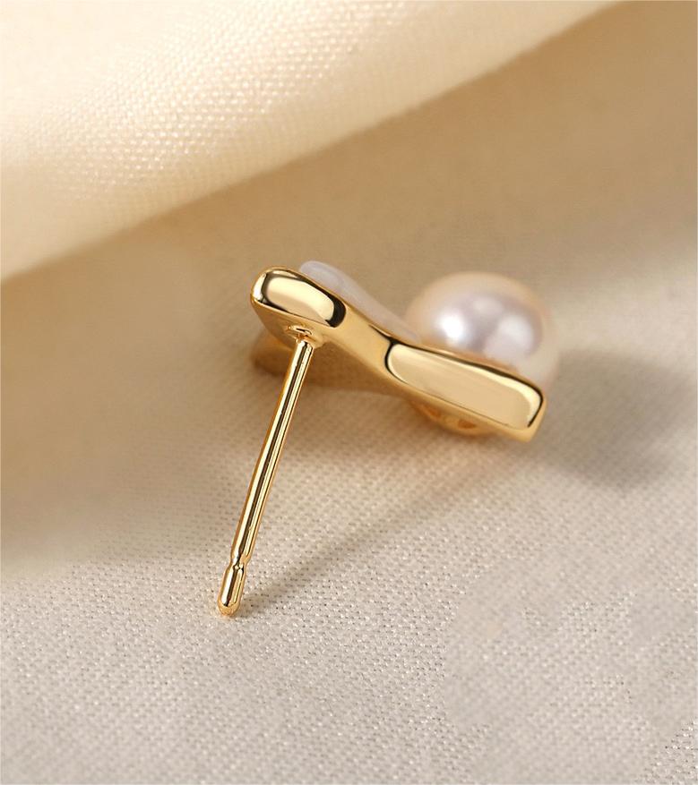 Genuine Freshwater Pearl Mermaid Earrings