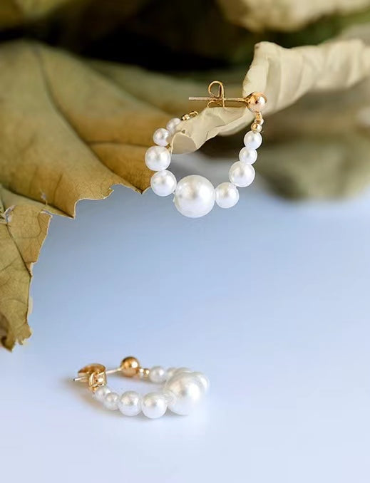 Genuine Freshwater Pearl Lydia Earrings