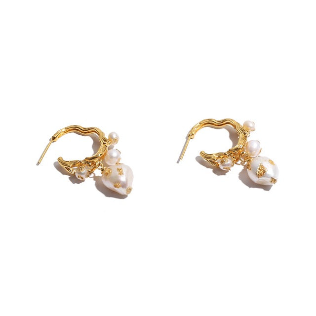Genuine Freshwater Pearl Mayfair Earrings