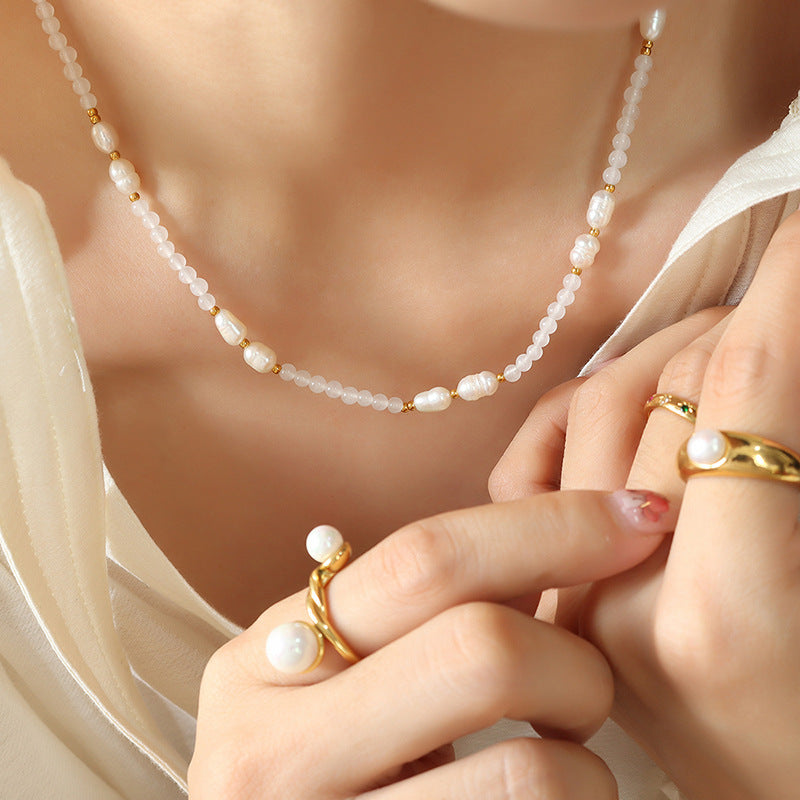 Genuine Natural Freshwater Pearl Goddesses Necklace