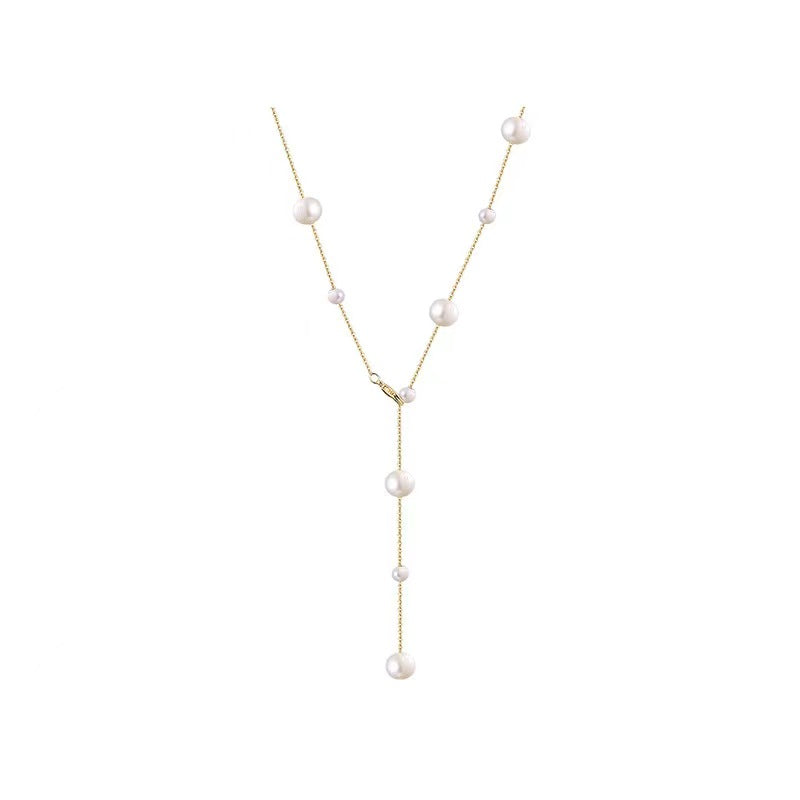 Genuine Freshwater Pearl Gypsophila Necklace