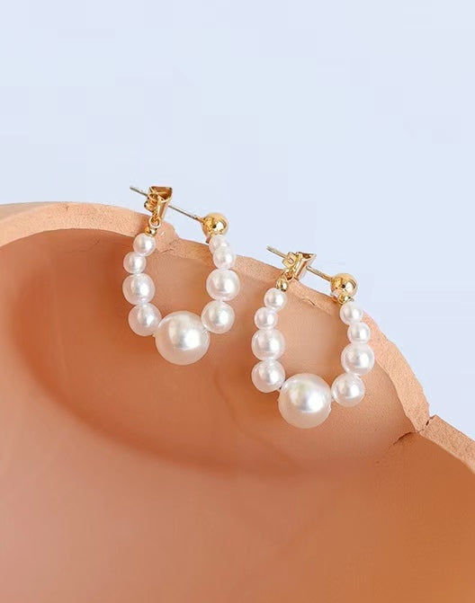 Genuine Freshwater Pearl Lydia Earrings