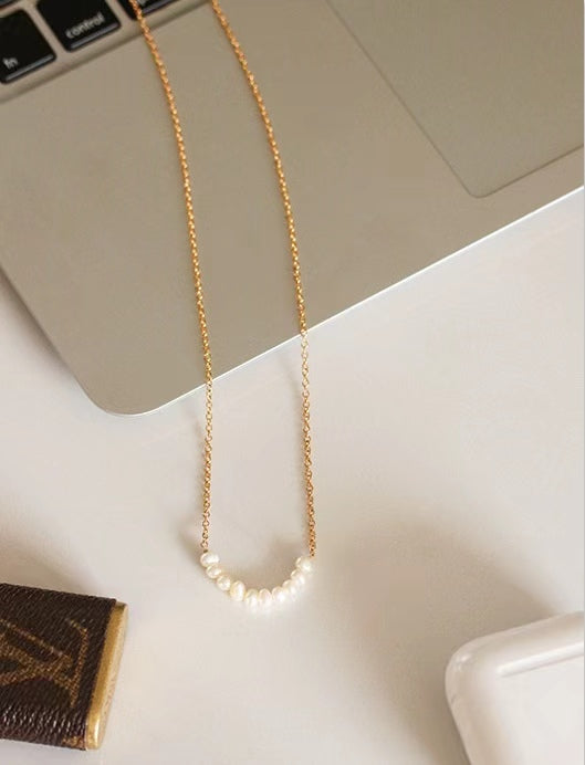 Genuine Natural Freshwater Pearl Chloe Necklace