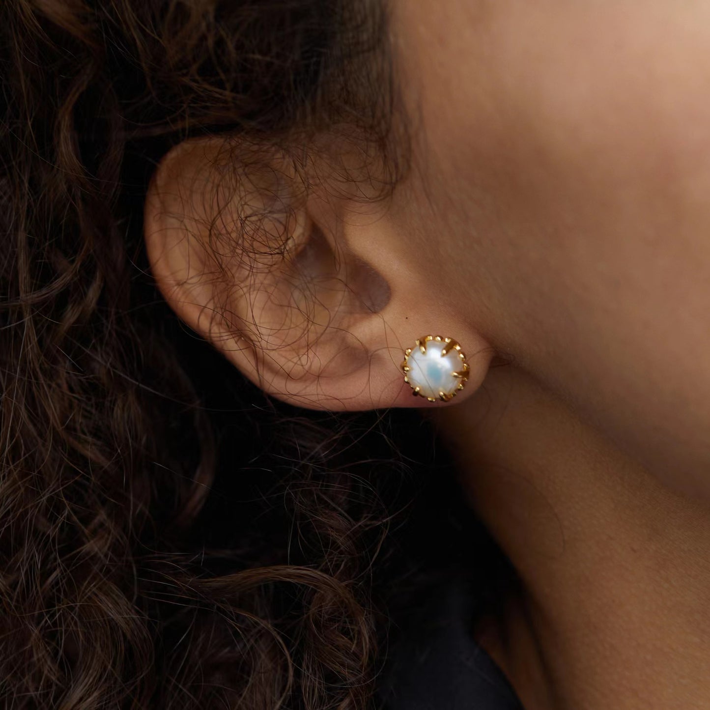 Genuine Natural Freshwater Pearl Perfection Earrings