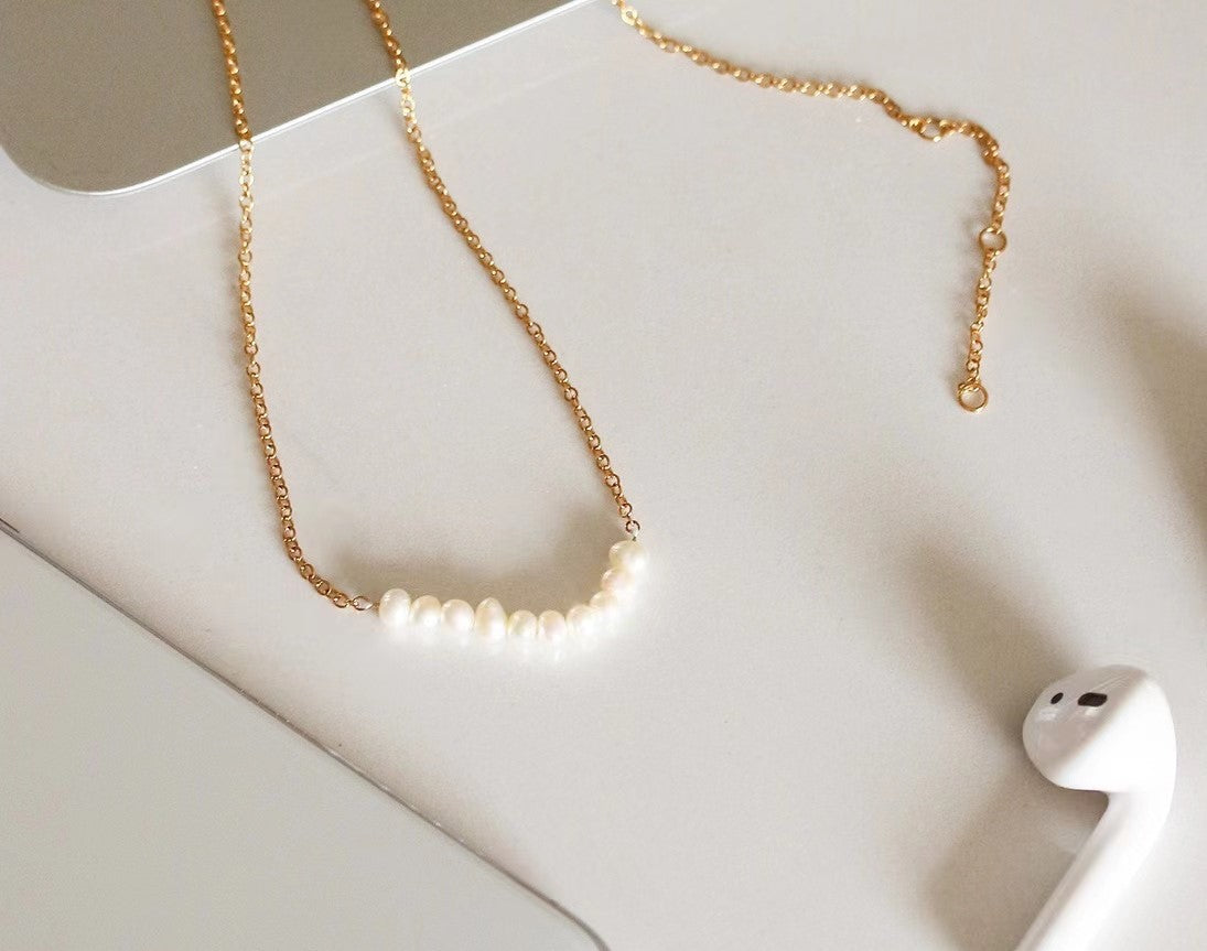 Genuine Natural Freshwater Pearl Chloe Necklace