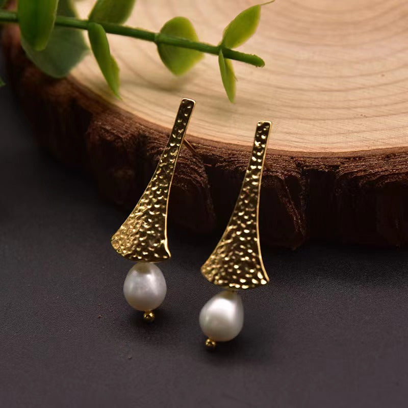 Genuine Freshwater Baroque Pearl Night Market Earrings (Limited Edition)