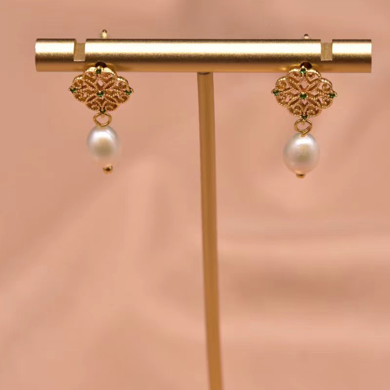 Genuine Freshwater Baroque Pearl Night Market Earrings (Limited Edition)