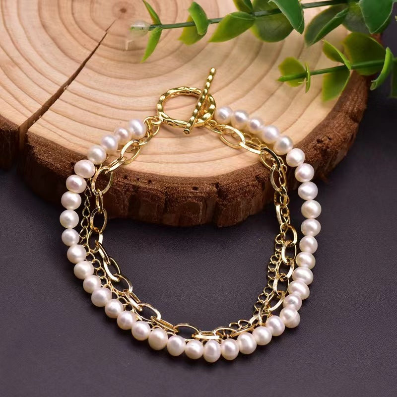 Genuine Freshwater Baroque Pearl Vesta Bracelet (Limited Edition)