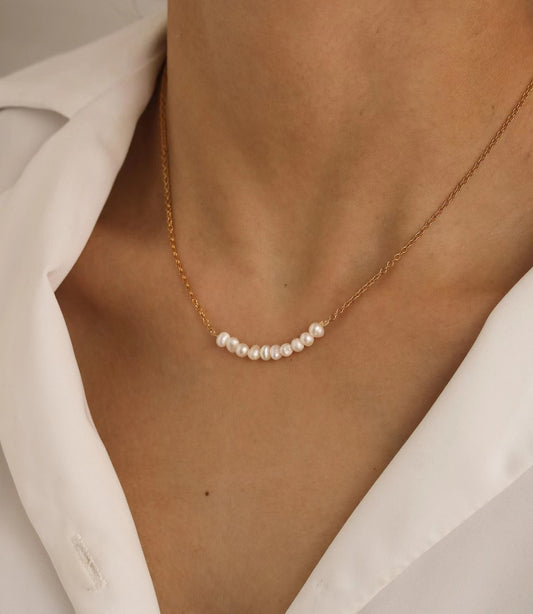 Genuine Natural Freshwater Pearl Chloe Necklace