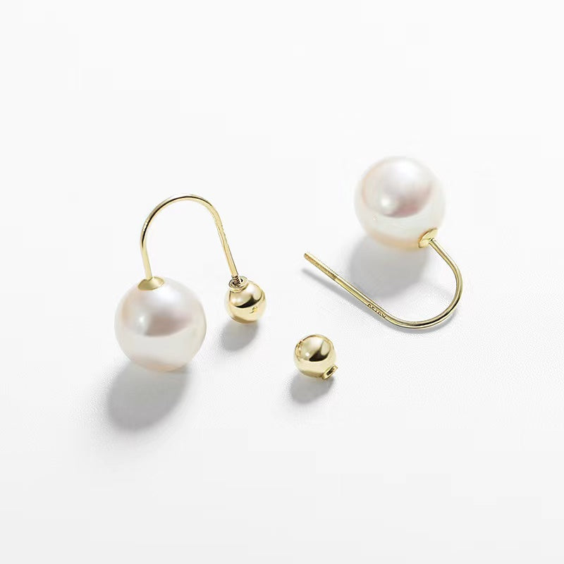 18K solid gold earrings