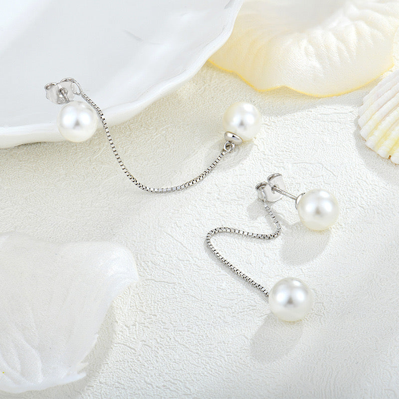 Genuine Freshwater Pearl Twilight Earrings