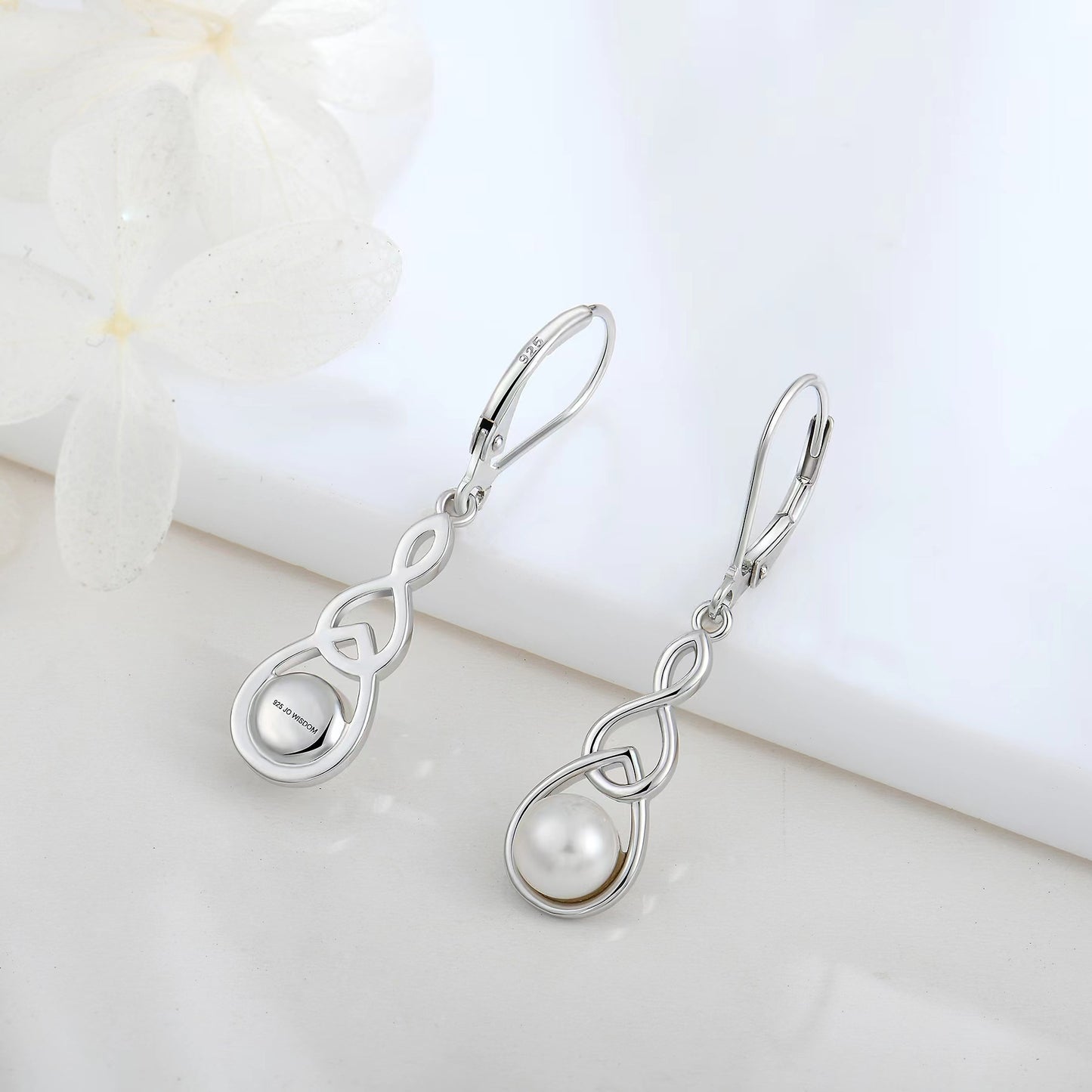 Genuine Freshwater Pearl Tear Drop Earrings