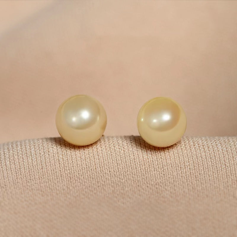 Genuine Golden South Sea Pearl Ella Earrings