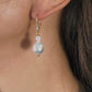 Genuine Freshwater Baroque Pearl Gourd Earrings