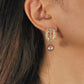 Genuine Freshwater Pearl Rose Earrings