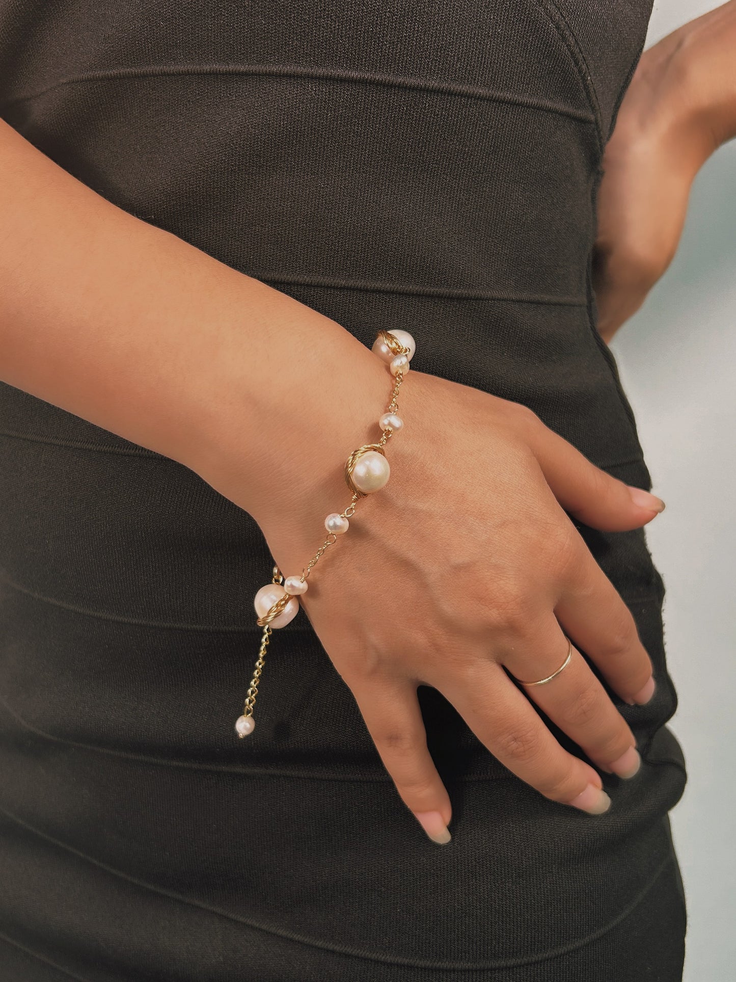 Genuine Freshwater Baroque Pearl Diana Bracelet