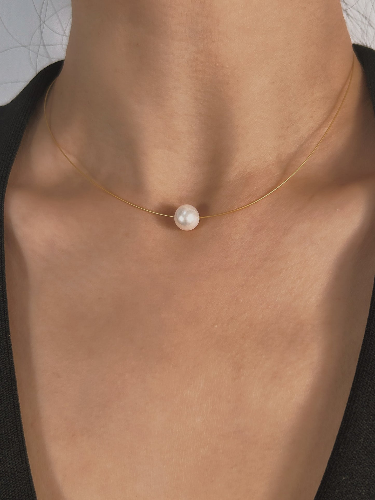 Genuine Freshwater Pearl Double Layer Necklace