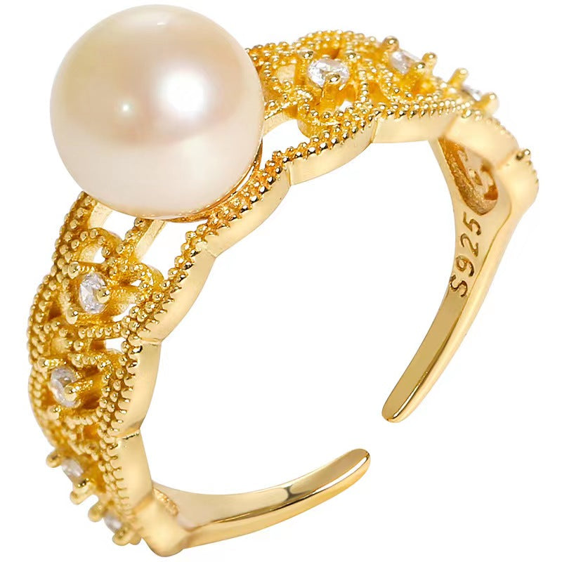 Genuine Akoya Pearl Hypnos Ring