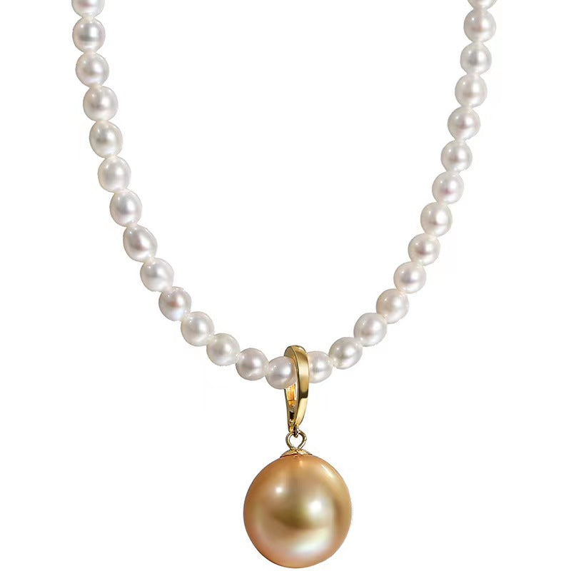 Genuine Golden South Sea Pearl Betsy Pendant