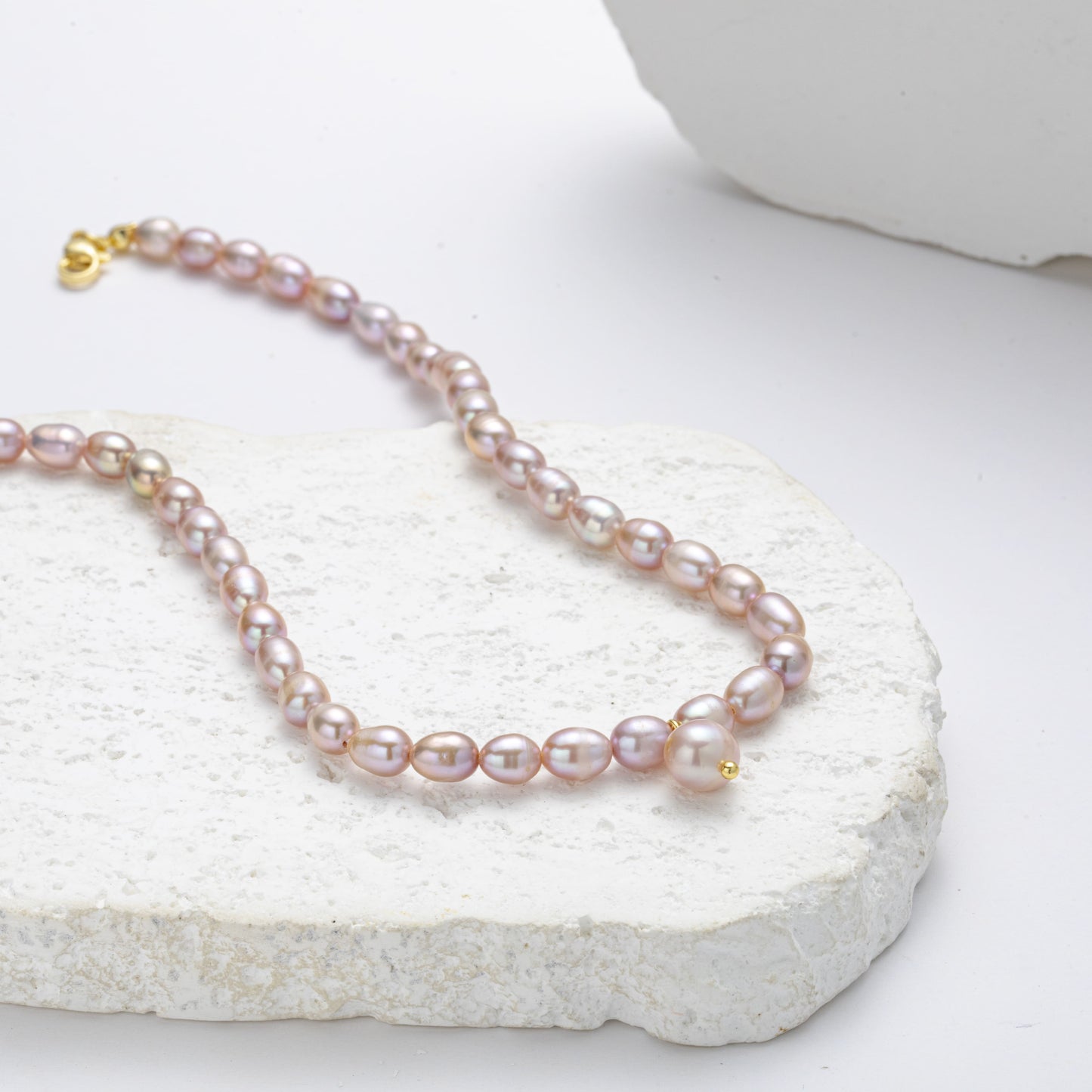 Genuine Freshwater Pearl Pure Heart Necklace