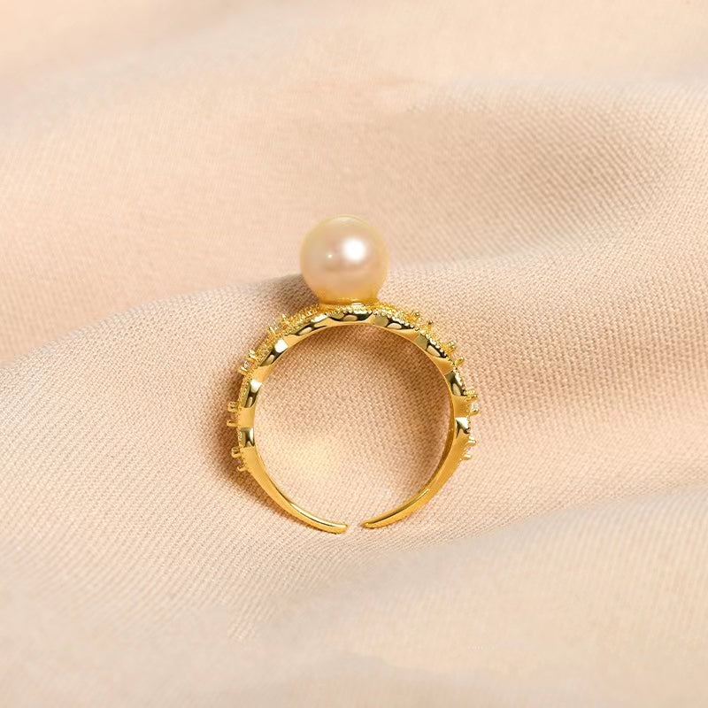 Genuine Akoya Pearl Hypnos Ring