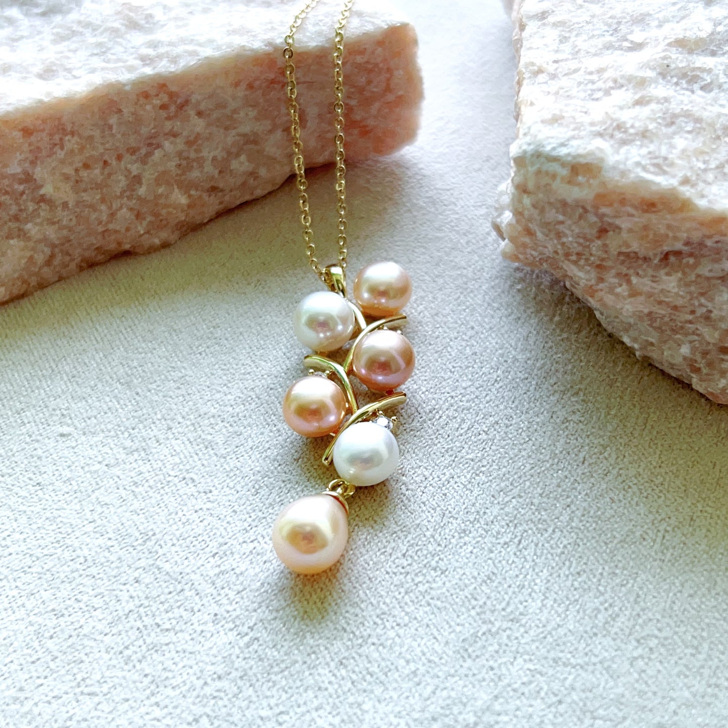 Genuine Freshwater Pearl Grape Necklace