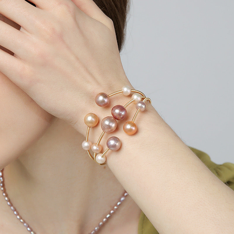 Genuine Freshwater Pearl Sky Bracelet